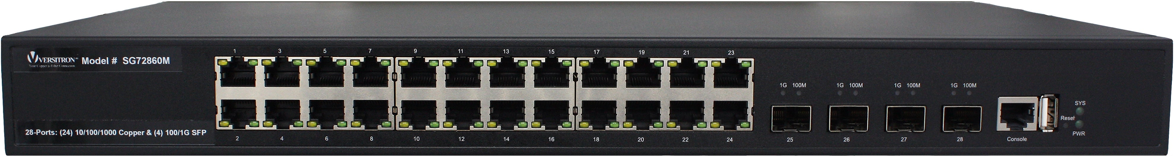 28 Port Managed Commercial Switch