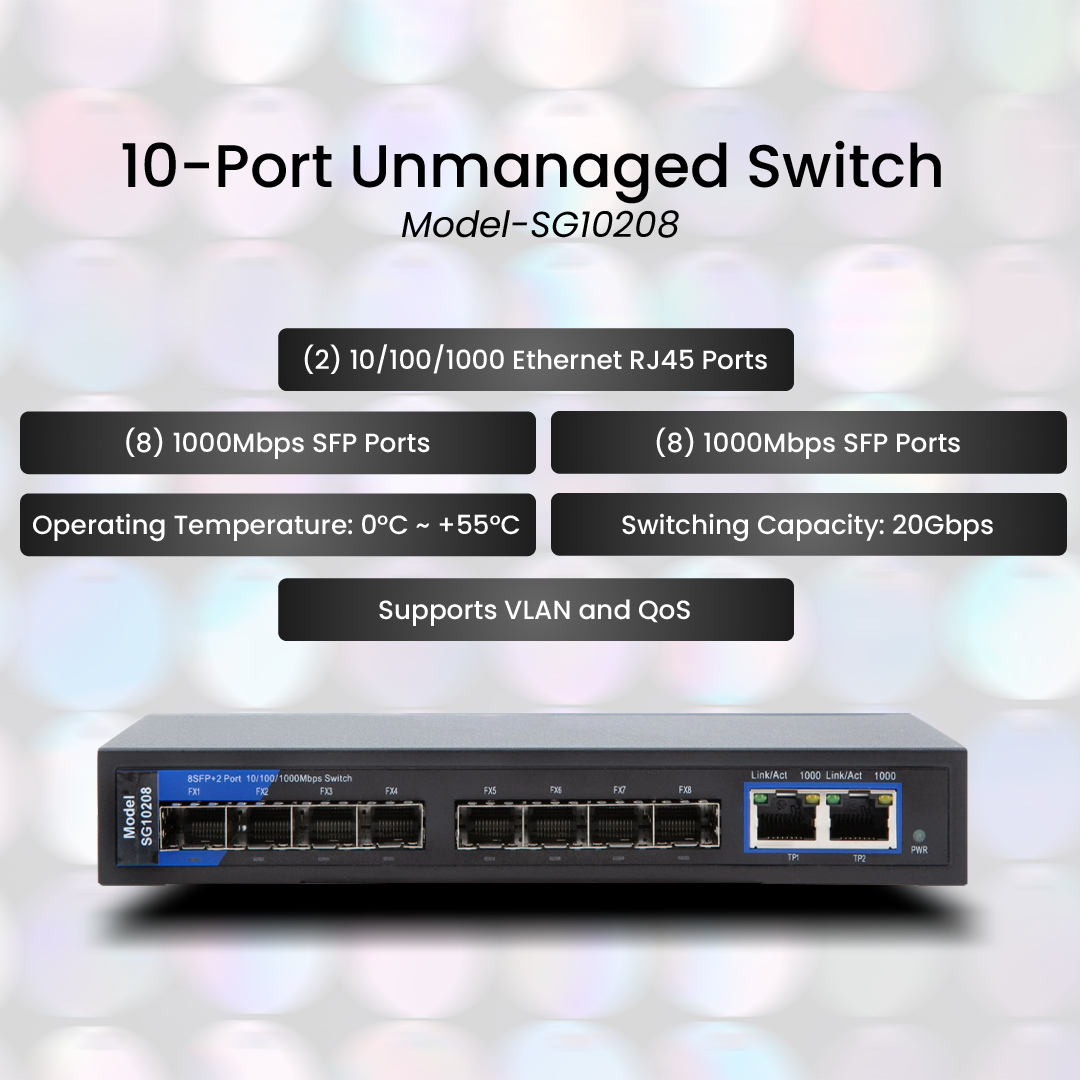 10-Port Unmanaged Switch