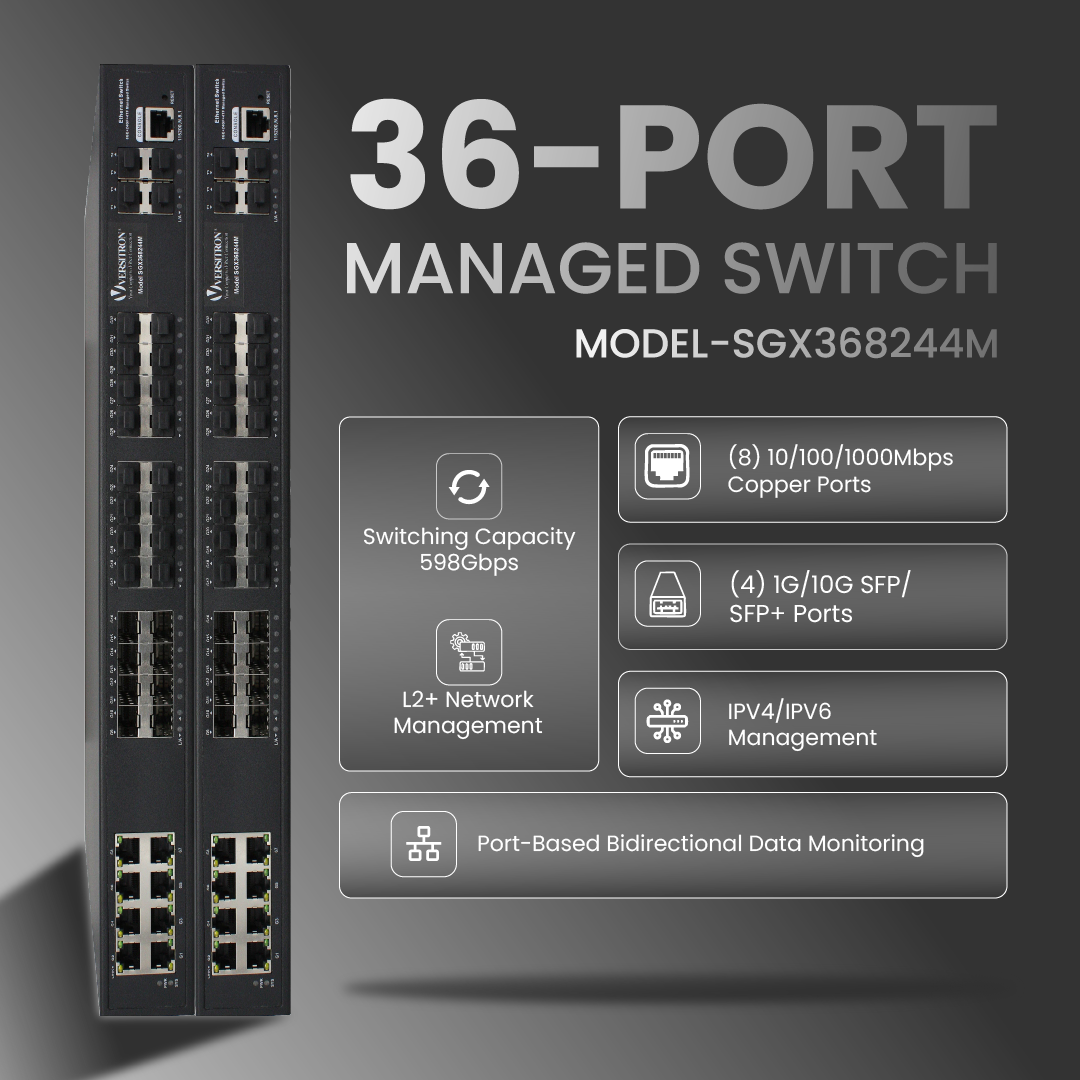 36-Port Managed Switch