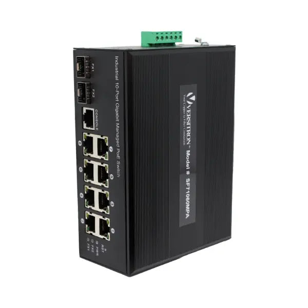 SF71060MPA 10-Port Managed Industrial PoE+ Switch